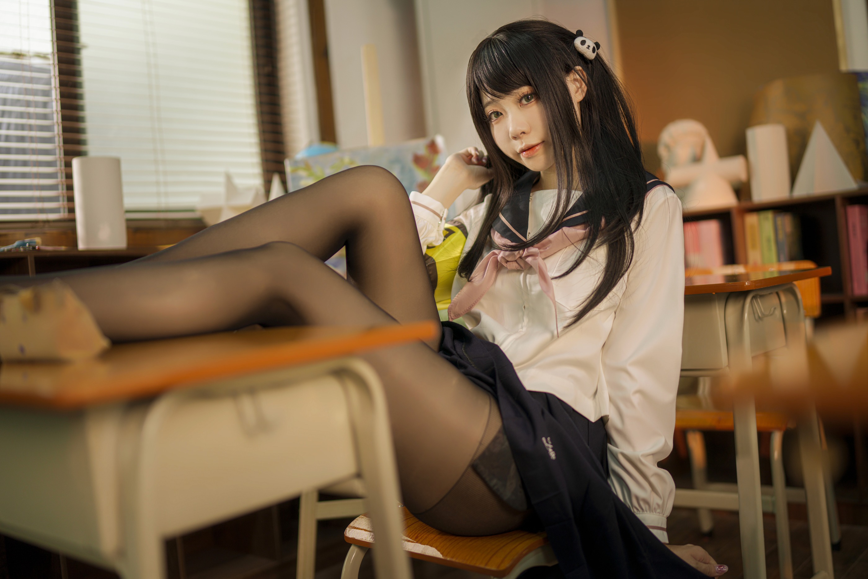 图片[1]-安食Ajiki – NO.001 风纪委员[47P]-XikXak